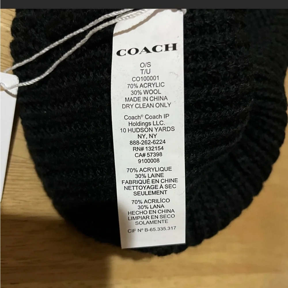 Coach Women’s Classic Beanie New with tags - Picture 4 of 7
